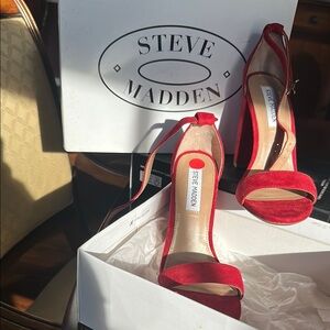 Steve Madden Red Stiletto Heels